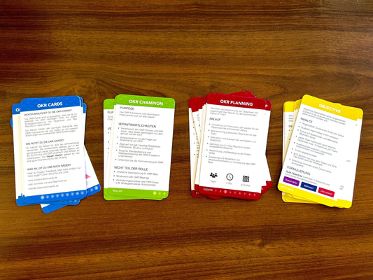OKR lernen und erfolgreich einführen –  mit den OKR CARDS